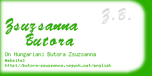 zsuzsanna butora business card